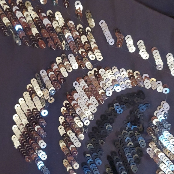 Sequin slouchy blouse - size XS - Picture 3 of 3